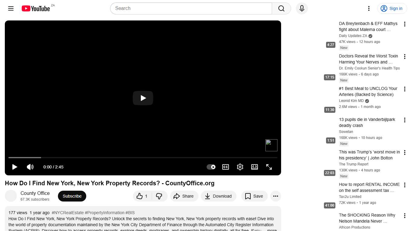 How Do I Find New York, New York Property Records? - CountyOffice.org - YouTube