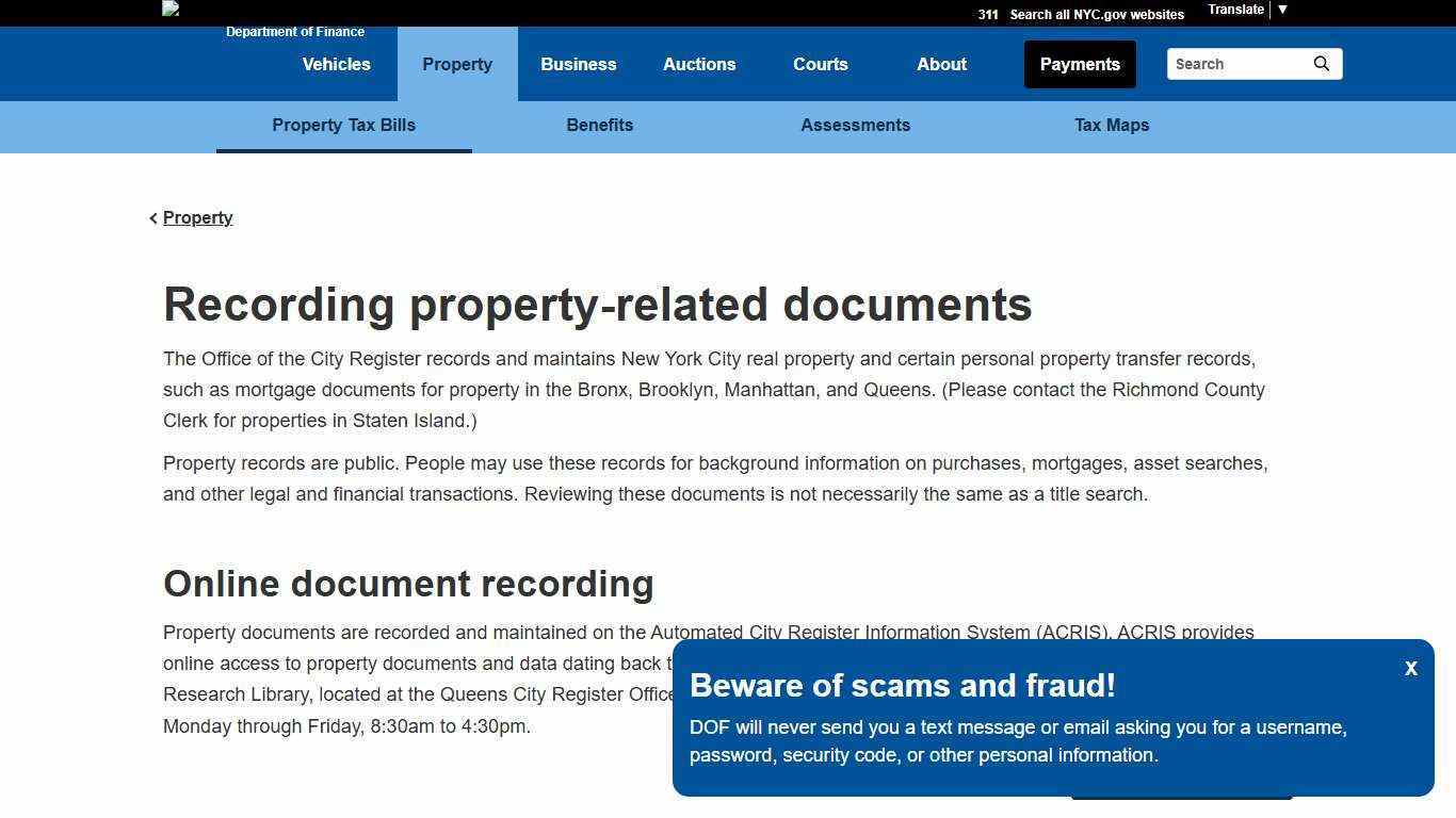 Property Related Documents
