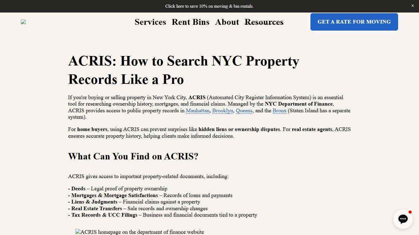 NYC ACRIS Records: Your Pro Guide from Cool Hand Movers